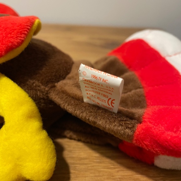 Ty Beanie Babies Gobbles Turkey 1996 – New Tag Protector VINTAGE - Picture 2 of 9